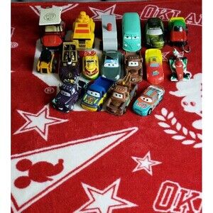 Disney Cars Lightning McQueen Mater Sputter Stop, Mixed Lot,Hot Wheels Golf Cart